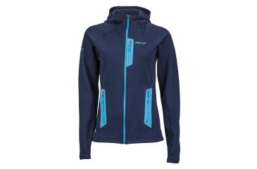 Image of Marmot Stretch Fleece Hoody - Women's-Arctic Navy-Small