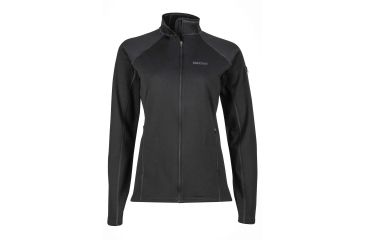 Image of Marmot Stretch Fleece Jacket - Women's-Black-Medium