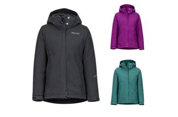 Image of Marmot Synergy Featherless Jacket - Women's, Black, Grape, Mallard Green