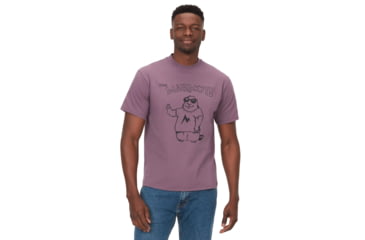 Image of Marmot The Marmots Living Ink Short Sleeve Tee - Mens, Hazy Purple, 2XL, M14822-22259-XXL