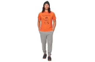 Image of Marmot The Marmots Living Ink Short Sleeve Tee - Mens, Tangelo, 2XL, M14822-9434-XXL