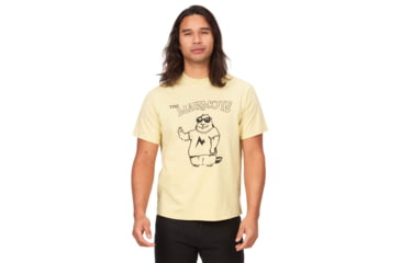 Image of Marmot The Marmots Living Ink Short Sleeve Tee - Mens, Wheat, Large, M14822-7035-L