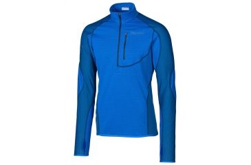 Image of Marmot Thermo 1/2 Zip - Mens-Peak Blue/Blue Sapphire-Small