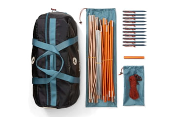 Image of Marmot Torreya Tent - 6 Person, Picante/Cascade Blue, 32510-5815-ONE