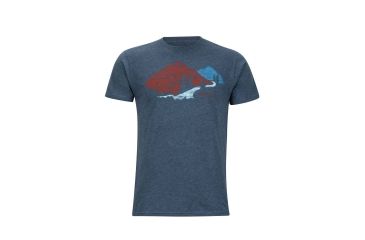 Image of Marmot Tread Lightly Short Sleeve T-Shirt - Mens, Navy Heather, Small 43440-8550-S