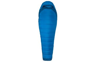 Image of Marmot Trestles Elite Eco 20 Sleeping Bag, Estate Blue/Classic Blue, Long, Left Zip, 39620-3569-LZ