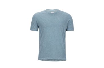 Image of Marmot Vance Short Sleeve T-Shirt - Mens, Blue Granite Heather, L 63220-3819-L