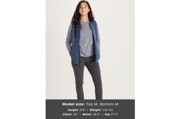 Image of Marmot Visita Insulated Vest - Womens, Arctic Navy Heather, Small, 47530-8719-S