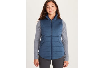 Image of Marmot Visita Insulated Vest - Womens, Arctic Navy Heather, Small, 47530-8719-S