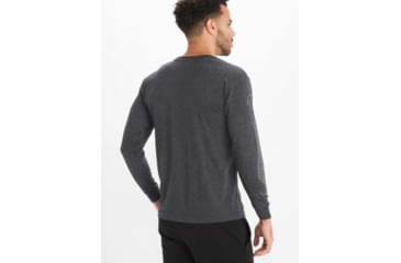 Image of Marmot Wilderness Guide Long Sleeve Tee - Mens, Charcoal Heather, Medium, M11730-1204-M