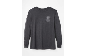 Image of Marmot Wilderness Guide Long Sleeve Tee - Mens, Charcoal Heather, Medium, M11730-1204-M