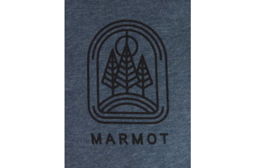 Image of Marmot Wilderness Guide Long Sleeve Tee - Mens, Navy Heather, Medium, M11730-8550-M