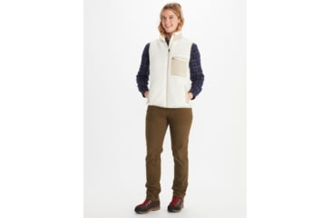 Image of Marmot Wiley Polartec Vest - Womens, Papyrus/Sandbar, Small, M13189-20711-S
