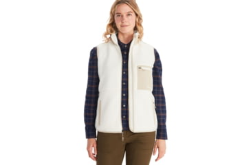 Image of Marmot Wiley Polartec Vest - Womens, Papyrus/Sandbar, Small, M13189-20711-S