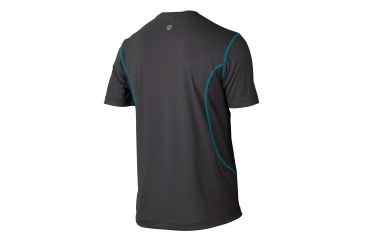 Image of Marmot Windridge Short Sleeve Graphic Tee - Men's-Cobalt Blue / Slate Grey-Medium