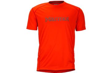Image of Marmot Windridge with Graphic SS, Mars Orange/Cinder, M, 63170-9414-M