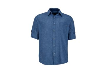 Image of Marmot Windshear Long Sleeve Shirt - Mens, Vintage Navy, L 43260-2636-L