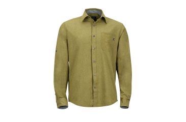 Image of Marmot Windshear Long Sleeve Shirt - Mens, Military Green, L 43260-4050-L