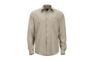 Image of Marmot Windshear Long Sleeve Shirt - Mens, Light Khaki, 2XL 43260-7040-XXL