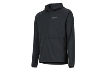 Image of Marmot Zenyatta 1/2 Zip Hoodie - Mens, Black, Small, 81330-001-S