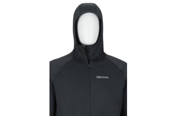 Image of Marmot Zenyatta 1/2 Zip Hoody - Mens, Black, Small, 81330-001-S