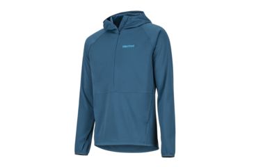 Image of Marmot Zenyatta 1/2 Zip Hoody - Mens, Denim, Medium, 81330-200-M