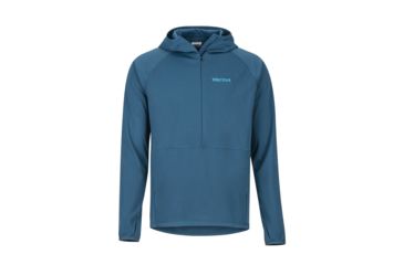 Image of Marmot Zenyatta 1/2 Zip Hoody - Mens, Denim, Medium, 81330-200-M