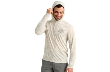 Image of Marolina DBA HUK Huk Drift Performance Hoodie Long Sleeve Shirt Silver Birch Camo XL, H1200734-189-XL