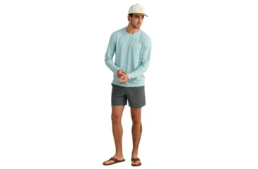 Image of Marolina DBA HUK Huk Drift Performance Long Sleeve Shirt Heron Blue S, H1200735-395-S