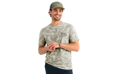 Image of Marolina DBA HUK Huk Drift Performance Short Sleeve Shirt Seagull Camo S, H1200736059S