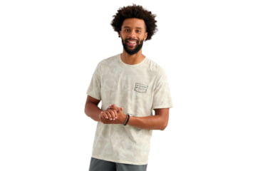Image of Marolina DBA HUK Huk Drift Performance Short Sleeve Shirt Silver Birch Camo M, H1200736-189-M
