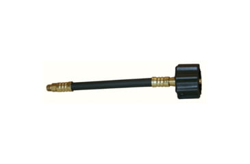 Image of Marshall Excelsior Flexible Pigtail Hose With Female Type 1 Acme Nut x 1/4&quot; Male Inv. Flare - 20&quot;, Retail Packaged, Green, 20in, MER425-20P