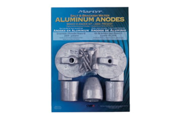 Image of Martyr Aluminum Anode Kit For Mercury Bravo III, CMBRAVO3KITA