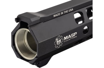 Image of MASP Industries Alpha AR-15 Handguard, 13.1in, Black, MASPALHG131BLK