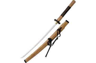Image of Master Collection 47 Ronin Tengu Sword, steel katana blade, Natural finish wooden handle MC47R003