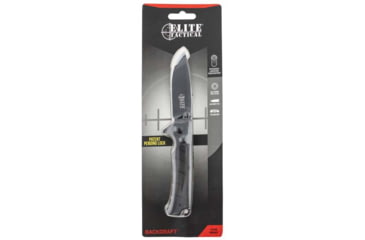 Image of Master Cutlery Backdraft 3.5 in Fixed Blade Knife, Drop Point, ETFDR011BKCS