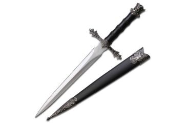 Image of Master Cutlery Fixed Blade, 13.5in, Stainless Steel Blade, Cast Metal Furnishings On Handle HK-9947