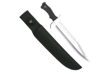 Image of Master Cutlery Fixed Blade, 16.5in, Stainless Steel Blade, Rubberized Grip On Handle HK-2232
