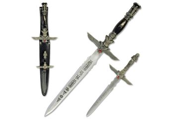 Image of Master Cutlery Fixed Blade, 18.5in, Stainless Steel Blade, Handle S-2370D