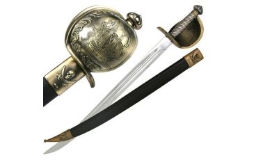 Image of Master Cutlery Fixed Blade, 30.5in, Stainless Steel Blade, Decorative Two-Tone Handle YK-132