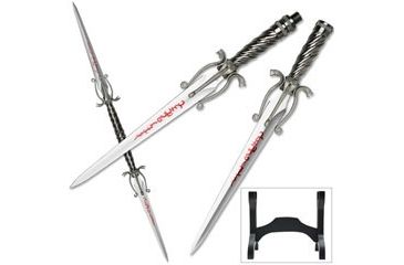 Image of Master Cutlery Fixed Blade, 39in, Stainless Steel Blade, Zinc Alloy Handle HK-26167S