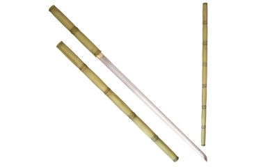 Image of Master Cutlery Fixed Blade, 41in, Stainless Steel Blade, Bamboo Handle JL-011