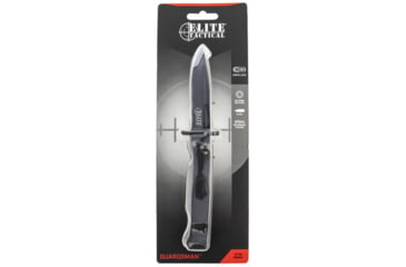 Image of Master Cutlery Guardsman Fixed Blade Knife, 3.75 in, Clip Point, ETFDR012BKCS