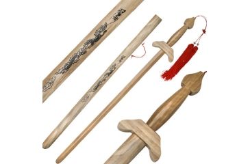 Image of Master Cutlery Martial Art Hardwood Training Equipment 38.5" Overall SW-041