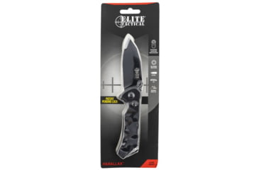 Image of Master Cutlery Parallax 3.5in Fixed Blade Knife, Drop Point, ETFDR005BKCS