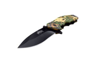 Image of Master USA Drop Point Spring Assisted Knife, 3.25 in, 3Cr13 Stainless Steel Stainless Steel, Digital Camo, MU-A104DC