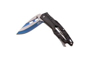Image of Master USA Drop Point Spring Assisted Knife, 3.5 in, 3Cr13 Stainless Steel Stainless Steel, Black, MU-A108BL