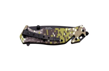 Image of Master USA Drop Point Spring Assisted Knife, 3.5 in, 3Cr13 Stainless Steel Stainless Steel, Digital Camo/Grey, MU-A001DGC