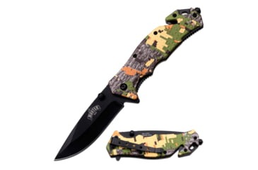 Image of Master USA Drop Point Spring Assisted Knife, 3.5 in, 3Cr13 Stainless Steel Stainless Steel, Digital Camo, MU-A001DC