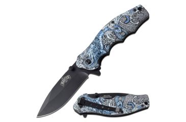 Image of Master USA Spring Assisted Folding Knive, 3.25in Blade, Injection Moded, 3CR13 Steel Blade Knive, Dragon, MU-A104DR
